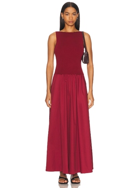 St. Agni 裙子 红色REVOLVE小众新款