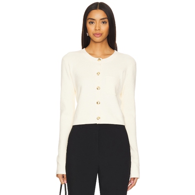 [冬季新品]Favorite Daughter QUINN 开衫 奶油色REVOLVE冬季保暖