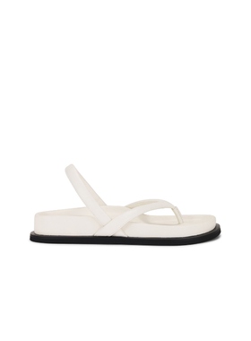St. Agni Sling Back Thong Sandal 奶油色REVOLVE小众新款女款