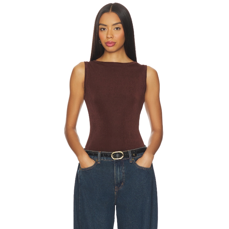 LAMARQUE LOKI 紧身服 棕色 y2k辣妹风REVOLVE小众新款