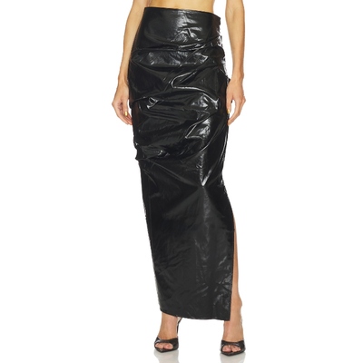 Paris Georgia REMMY 半身裙 黑色REVOLVE小众新款