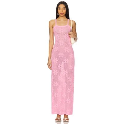 [春季新品]BEACH RIOT CONRAD 针织连衣裙保暖粉色REVOLVE小众