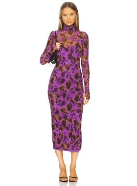 AFRM SHAILENE 裙子 紫色REVOLVE小众新款