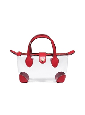 Stoney Clover Lane Clear Micro Pouchette 红色REVOLVE小众新款