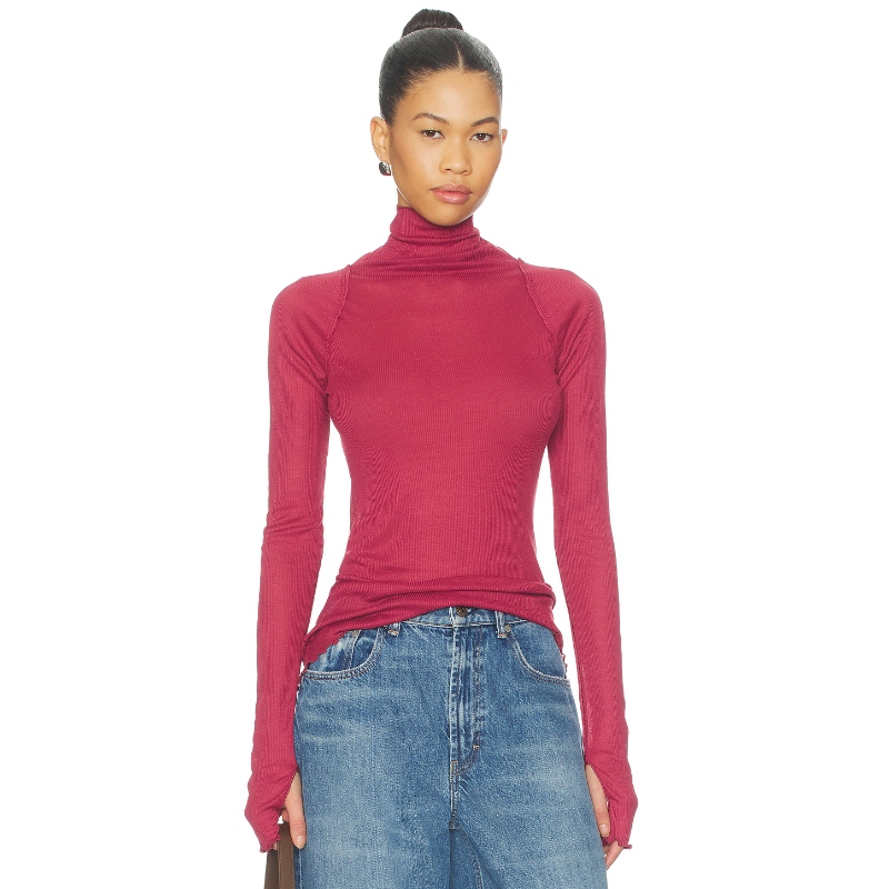 [海外直邮]Free People CLOSE TO HOME 层叠T恤 紫色 基础易搭内R