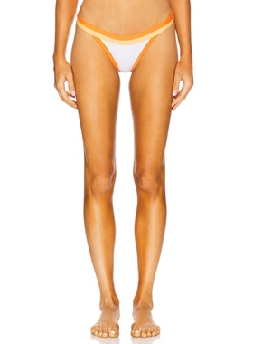 MILLY AMALFI 比基尼泳裤 白色、橙色 y2k辣妹风REVOLVE
