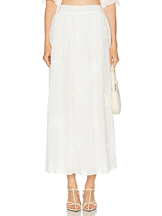 All That Remains FLEUR 半身裙 revolve小众新款 白色