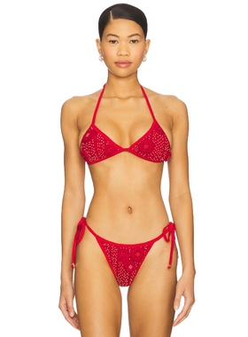 VDM GYPSY 比基尼文胸上装 红色 y2k辣妹风REVOLVE小众新款