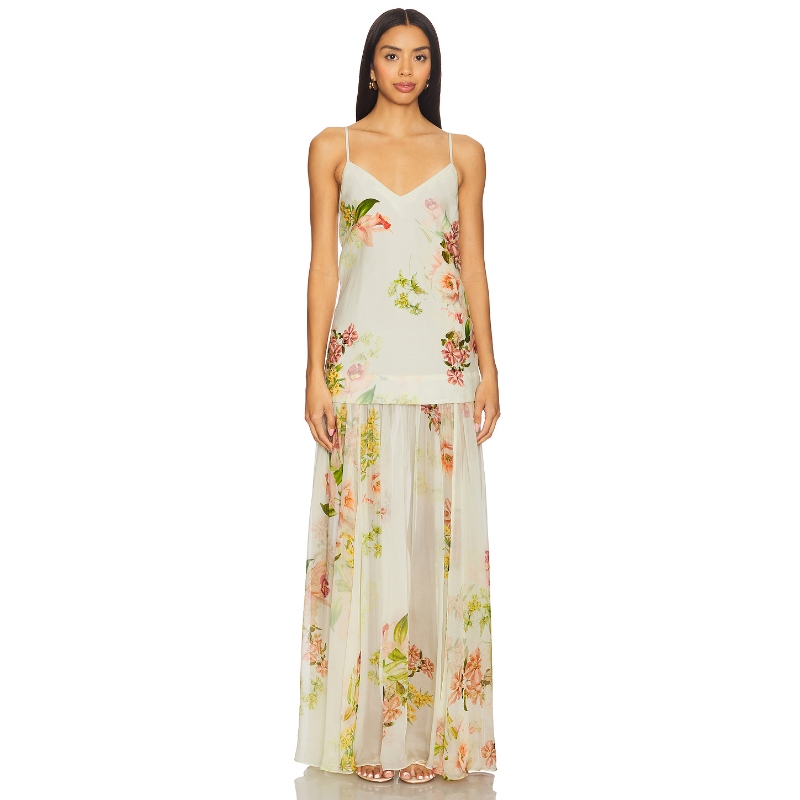 HEMANT AND NANDITA DRESS 长裙 中性色调REVOLVE小众新款