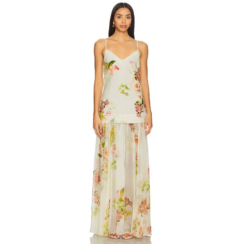 HEMANT AND NANDITA DRESS 长裙 中性色调REVOLVE小众新款
