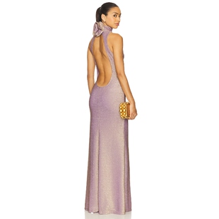 DELFI MABEL 针织长裙 紫色REVOLVE小众新款