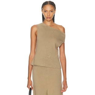 Aya Muse 上装 棕色 y2k辣妹风REVOLVE小众新款