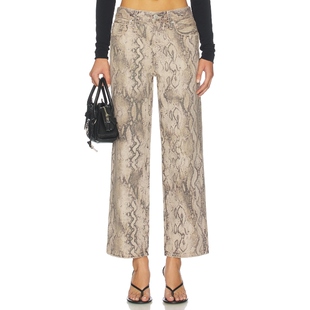 中性色调REVOLVE小众新款 AMO 直筒长裤 BILLIE Denim