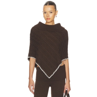 Bikinis 披风 WINDSWEPT KNIT 巧克力色REVOLVE COTTON Frankies