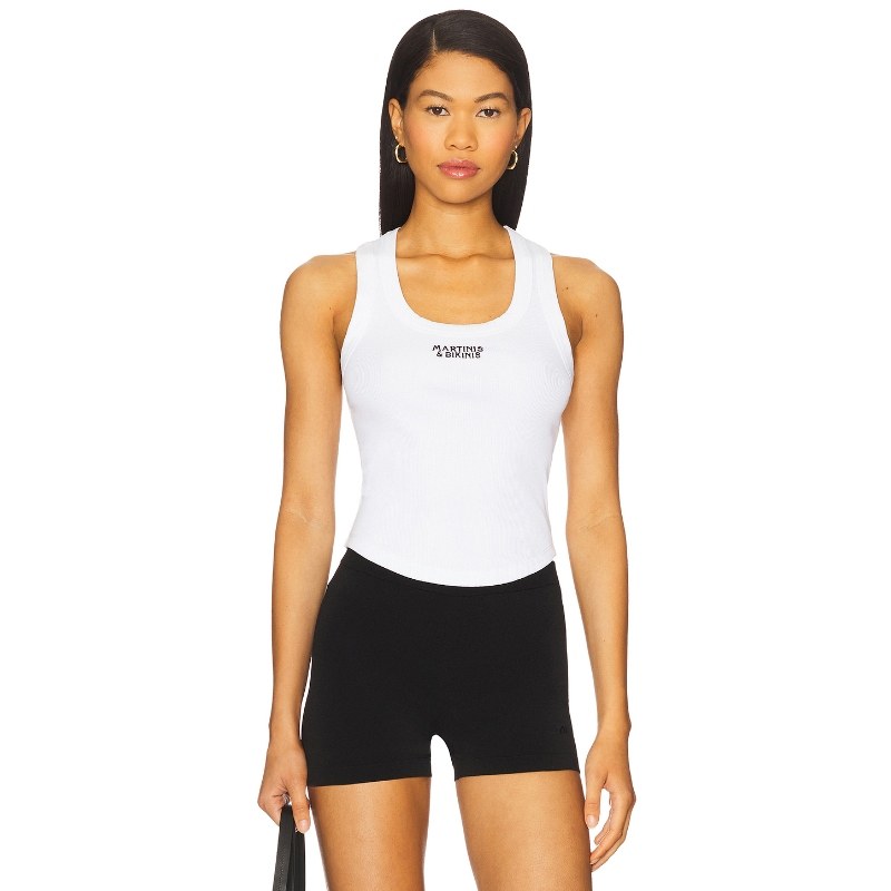 LSPACE ASH 背心上装 白色 y2k辣妹风REVOLVE小众新款