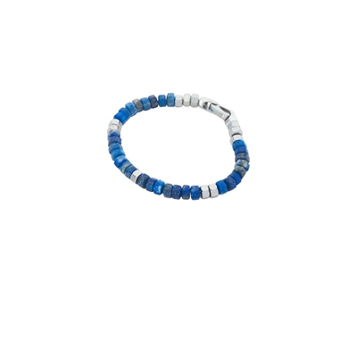 Nialaya HEXAGON 手镯 蓝色REVOLVE小众新款