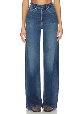 Good American SOFT TECH GOOD 阔腿 蓝色 美式复古风REVOLVE小众