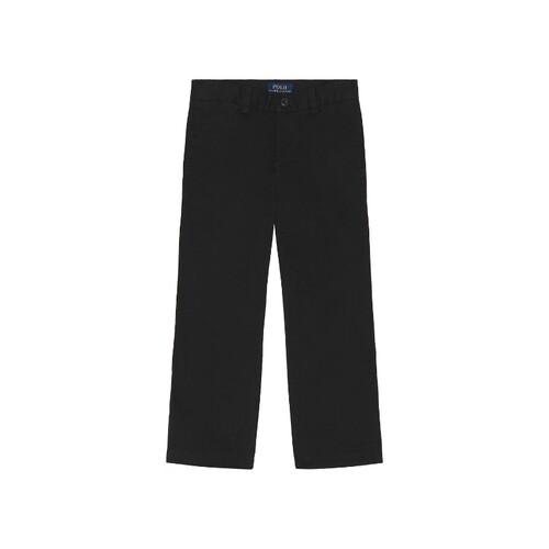 Polo Ralph Lauren黑色裤子纽扣通勤风直筒童装REVOLVE