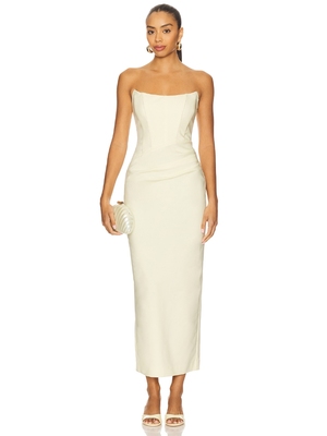 Shona Joy LANI 裙子 revolve小众新款 黄色