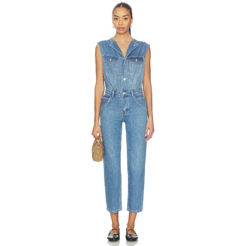 [海外直邮]Free People ALL YOU NEED 牛仔工装服 蓝色REVOLVE小