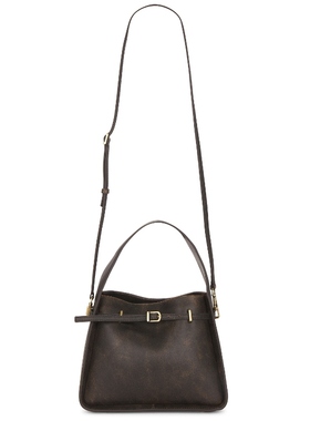 SIMKHAI CLEO 小号水桶包 巧克力色REVOLVE小众新款