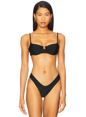 Lovers and Friends CHECK ME OUT 上装 黑色 y2k辣妹风REVOLVE小