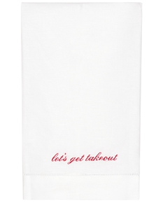 Abbode LET?S GET TAKEOUT TEA TOWEL 来份外卖 厨房毛巾 revolve