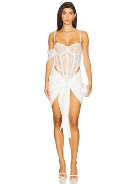 The Dolls House CICI 裙子 白色REVOLVE小众新款