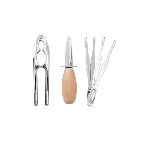Printworks The Essentials Seafood Tools 金属银色 REVOLVE小众