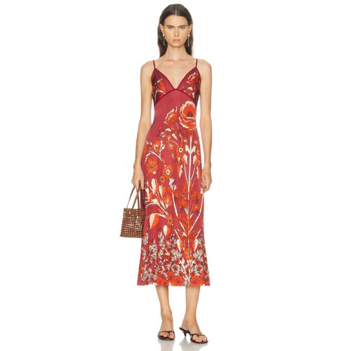 Johanna Ortiz SENDERO DE ASTROMELIAS 连衣裙 revolve小众新款