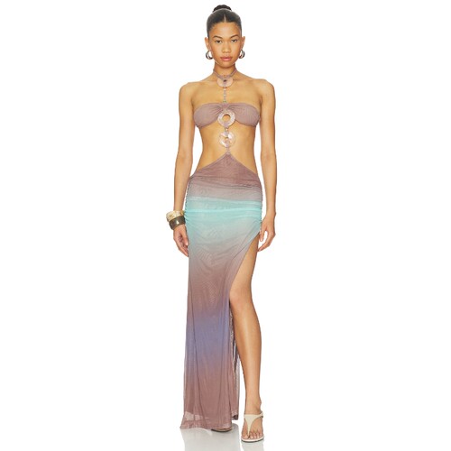 Jaded London MESH MAXI WITH STONE TRIMS 连衣裙 26春夏新品 r
