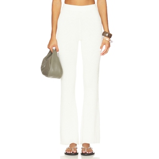 [春季新品]SNDYS NORTH 长裤 白色美式休闲风REVOLVE小众