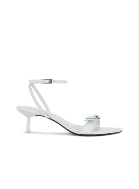 BLACK SUEDE STUDIO AMORA 50 细带露跟设计 薄荷色 女款REVOLVE