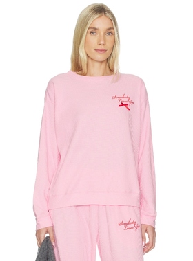 The Mayfair Group SOMEBODY 运动衫 粉色 运动复古风REVOLVE小众