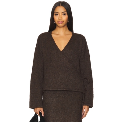 [冬季新品]4th ＆ Reckless BAILEY 开衫 巧克力色羊毛衫REVOLVE