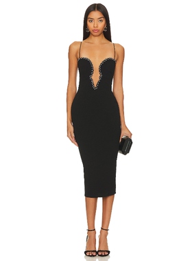 Nookie ADORN 中长款连衣裙女夏revolve时尚小众新品