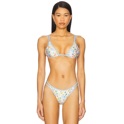 Kulani Kinis 比基尼文胸上装 Baby BlueREVOLVE小众新