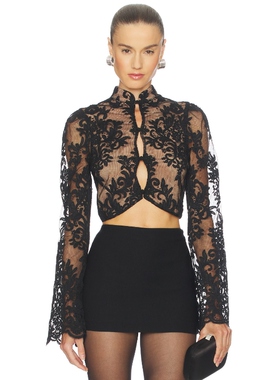 [冬季内搭]Stone Cold Fox GIANNA 上装黑色辣妹风REVOLVE新款