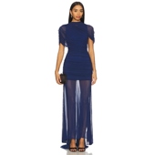 Uprichard EVIANNA 裙子 Amanda 藏青色REVOLVE小众新款