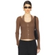 冬季 Set 新品 Duality Cardi SOVERE Knit 棕色REVOLVE小众