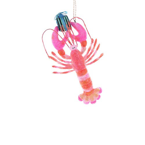 Cody Foster & Co PINK LOBSTER ORNAMENT 摆饰品  红色 秋冬新R