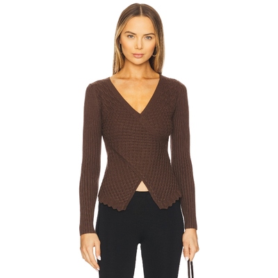 HEARTLOOM ROBBIE 上装 棕色REVOLVE小众新款