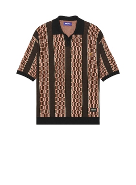 [冬季新品]Deva States HEXAGONS POLO 衫 黑色REVOLVE小众