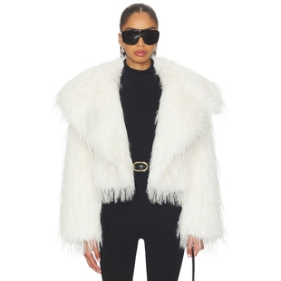 Adrienne Landau LILITH 夹克 白色 美式休闲风REVOLVE小众新款