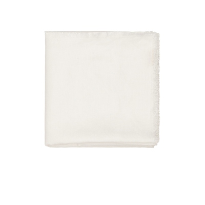 Jenni Kayne Frayed Linen 68x100 Tablecloth 象牙白REVOLVE小众