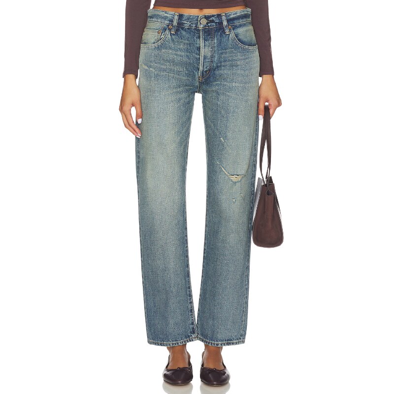 [夏季新品]Moussy Vintage 直筒 牛仔裤美式复古美国官网直邮进口