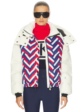 Perfect Moment Moments Ski Jacket 白色、红色 老钱风REVOLVE小