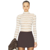 y2k辣妹风REVOLVE小众新款 Maude 上装 象牙白 Club TINSLEY