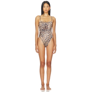 一件式 JENNA 泳衣 棕色 vitamin y2k辣妹风REVOLVE小众新款