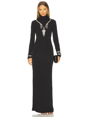 Des Phemmes DRESS 长裙 黑色REVOLVE小众新款